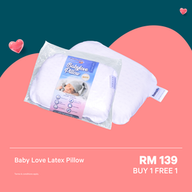 Baby Love Latex Pillow [BUY 1 FREE 1]